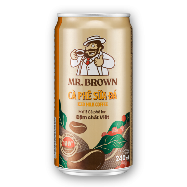 Cà phê sữa đá Mr.Brown